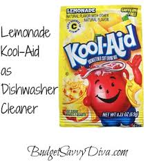 lemonade kool aid as dishwasher cleaner