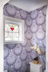 Purple Bathroom Walls Design Ideas