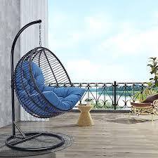 Patio Hanging Swing Egg Chair Wicker