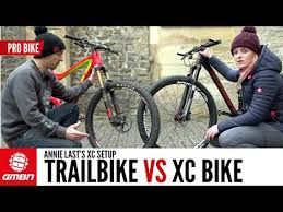 trail bike vs xc bike with annie last