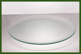 20 Round Clear Textured Platter
