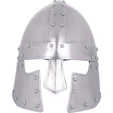 Amazon Com Mytholon Steel Halanor Barbuta Helmet Medieval