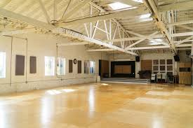 warehouse dance studio w brick walls