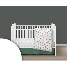 Crib Bedding Set 3 Pc Jungle Theme