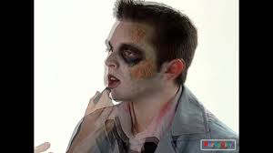 apply zombie makeup for halloween