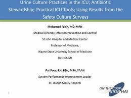 Urine Culture Practices In The Icu Antibiotic Stewardship