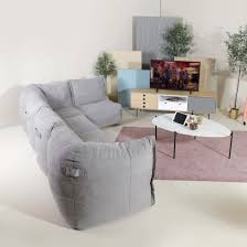 bulge armless 1 seater sofa comfort