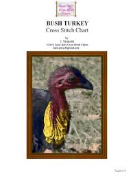 Bush Turkey Cross Stitch Chart Ebay
