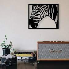 Stagum Mdf Zebra Wall Decor Size 25 X