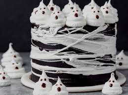 Halloween Black Cake Recipe gambar png