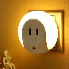 2020 Smart Led Motion Sensor Night Light For Kids Led Night Light With Dusk To Dawn Sensor And Dual Usb Wall Plate Charger From Cnlighting 12 39 Dhgate Com