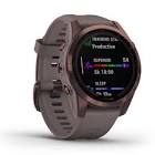 fenix 7S Sapphire Solar 42mm Smartwatch with HR Monitor - Dark Bronze/Shale Grey/Titanium Back 010-02539-28 Garmin