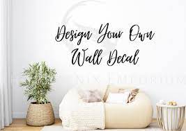 Personalised Wall Sticker Design Your