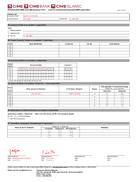 cimb maintenance form fill out sign