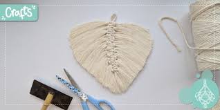 Feather Wall Hanging Macrame Crafts