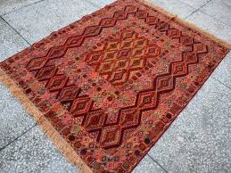 5x6 3 afghan vine kilim rug