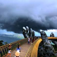 From the golden bridge, visitors can admire the pristine forests and the whole beautiful da nang city. Da Nang Golden Bridge Discover The Most Stunning Sight In All Of Southeast Asia