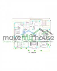 48x50 house plan 48 by 50 front