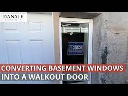 A Basement Walkout Entry Door