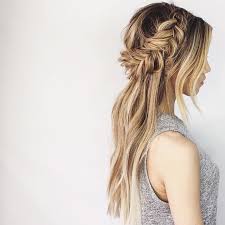 This hairstyle is basically two braids that are braiding all of your hair will result in a sleeker, more polished look, while leaving some strands out will result in if you have short bangs, you will probably need to leave them outside of your braids. 20 Cute Easy Milkmaid Braid For Long Hair Medium Hair Hairstyles Weekly