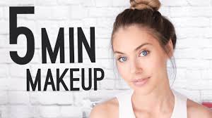 quick easy 5 minute makeup tutorial