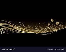 gold banner royalty free vector image