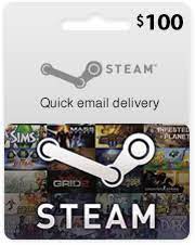 Check spelling or type a new query. 100 Steam Gift Card Email Delivery Giftcard Mints