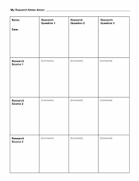 Research Note Chart Form Template Printable Medical Forms