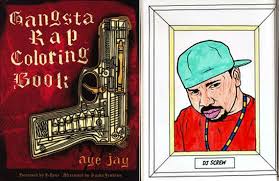 With 50 cent, tony yayo, lloyd banks, dj whoo kid. Gangsta Rap Coloring Book Cool Material
