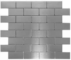 10 95 Brick Stainless Steel Tiles 1 5