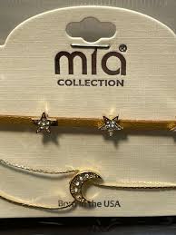 mia collection choker necklace stars