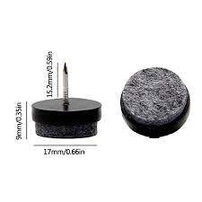 nail on felt pads for chair legs 20pcs