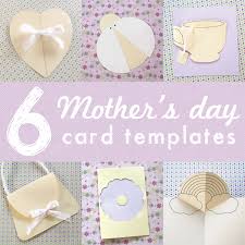 6 Printable Mothers Day Card Templates For Kids The Craft Train