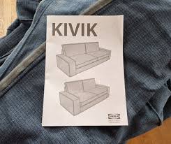 Ikea Kivik 3 Seater Sofa Cover