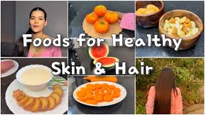 foods for healthy hair skin make