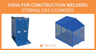 storing gas cylinders