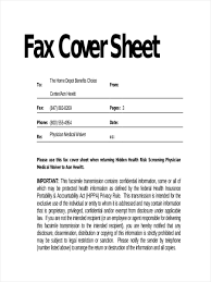 Fax Cover Sheet Microsoft Word Bio Example Pics Templates