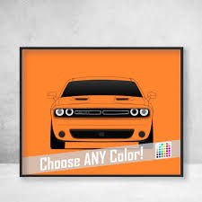 Amazon Com Dodge Challenger Srt 2015 2017 Poster Print