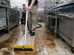 remove grease from restaurant floors