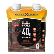 body fortress high protein shakes 40g