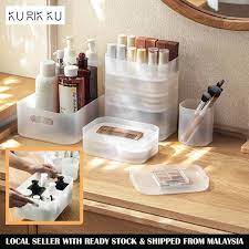 frosted pp stackable table organizer