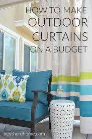 Diy Outdoor Curtains From Drop Cloths