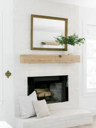 whitewashed fireplace designs