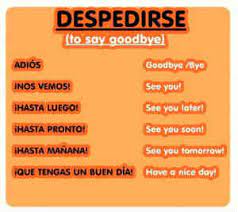 goodbye in spanish
