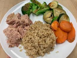 If you're cooking your rice with stock instead of water, you might want to use less salt (or none at all) depending on how salty your stock is. Tuna Rice And Vegetables The Healthy Eating Hub