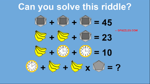 Math Equation Puzzles And Riddles