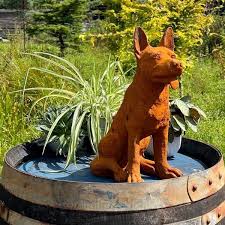 Dog Statues By Round Wood Of Mayfield