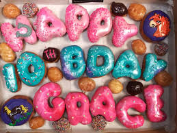 custom letter donuts donuts and