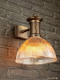 Industrial Vented Wall Light With