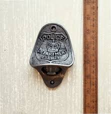 Wall Mounted Police Cast Antique Iron